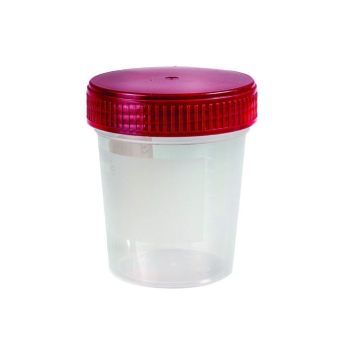 FL Medical contenitore 120 ml per urine confezionato singolarmente camera bianca ISO8 conf. 250 pezzi