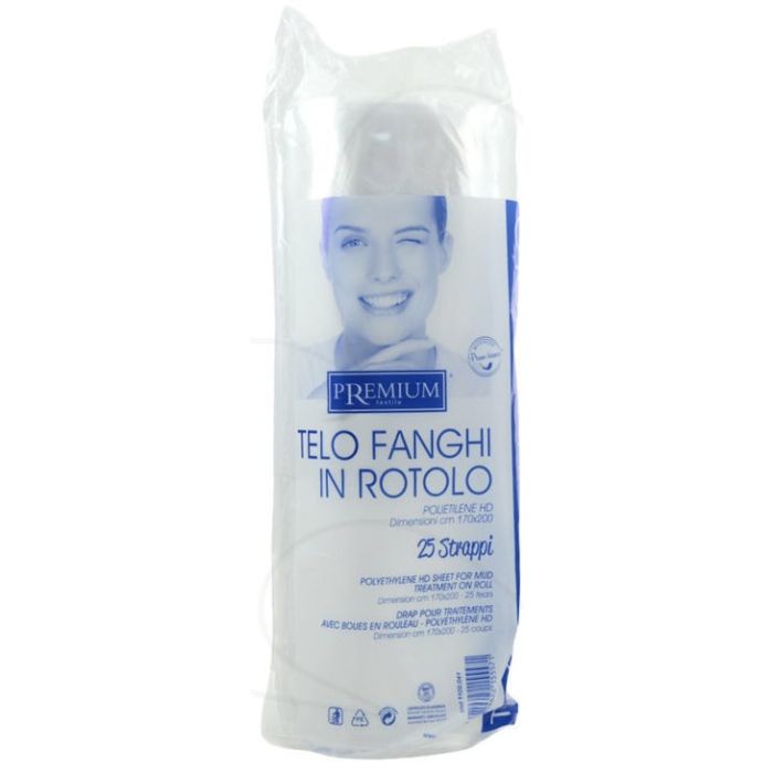Telo in polietilene per fanghi monouso a rotolo 170 x 200 cm 25 pezzi Xanitalia