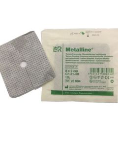 Garze Metalline con foro in tnt 8 x 9 x 1 cm