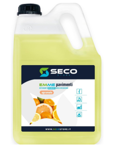SECOSTORE EMME PAVIMENTI AGRUMI detergente per pavimenti profumato senza risciacquo 5 litri