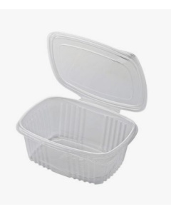 Vaschetta in Polipropilene trasparente 1000 ML con coperchio incernierato pz 50