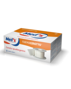Med's Farmacerotto Cerotto su rocchetto per fissaggio in seta 5 cm x 9,14 metri