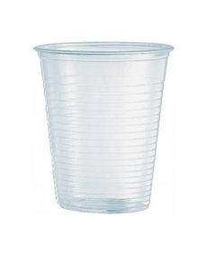 Bicchiere 166 cc monouso in plastica trasparente confezione 100 pezzi