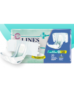 Lines Specialist pannolone mutandina Derma Protection livello 9 taglia L 20 pezzi 