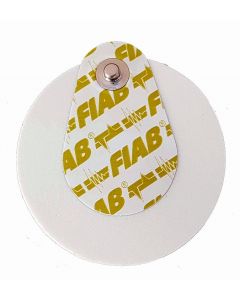 Fiab F2017 Elettrodo monousoEcg Ø 50 mm connessione a clip decentrata per adulti conf. 50 pezzi