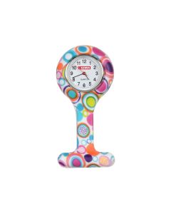 Orologio per infermiere fantasia bolle rotondo Gima