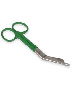 Forbici per bende in acciaio inox 14 cm con anelli verdi Gima