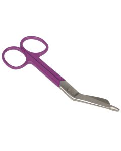 Forbici per bende in acciaio inox 14 cm con anelli viola Gima