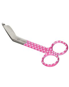 Forbici per bende in acciaio inox 14 cm fantasia cuori Gima