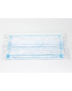 Mascherine Chirurgiche IIR filtranti azzurre imbustate singole Gisafe Gima 50 pezzi