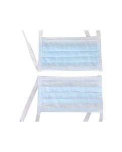 Mascherine chirurgiche filtranti IIR azzurre adulti 4 veli con elastici Gima conf. 600 pezzi