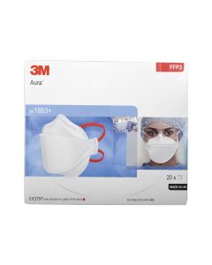 Mascherina FFP3 3M AURA 1863 conf. 20 pezzi