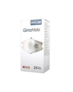 Mascherine FFP3 senza valvola con elastici GIMA HALO conf. 25 pezzi