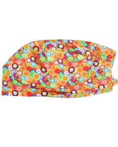 Cappellino chirurgico sala operatoria fantasia colori aglia M Gima