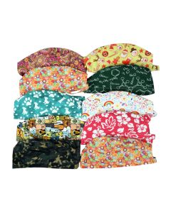 Cappellino chirurgico sala operatoria fantasia cashmere taglia M Gima