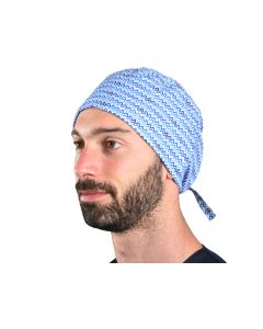Cappellino chirurgico sala operatoria fantasia onde taglia M Gima