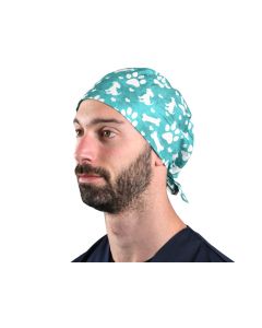 Cappellino chirurgico sala operatoria fantasia veterinaria taglia M Gima