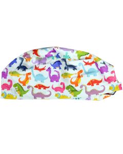 Cappellino chirurgico sala operatoria fantasia dino taglia M Gima