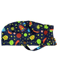 Cappellino chirurgico sala operatoria fantasia spazio taglia M Gima