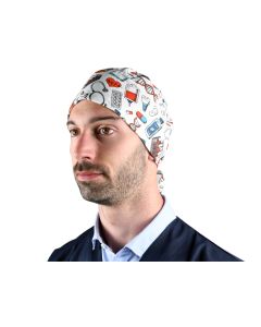 Cappellino chirurgico sala operatoria fantasia medical taglia M Gima
