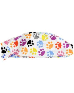 Cappellino chirurgico sala operatoria fantasia impronte taglia L Gima