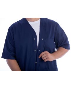 Casacca con bottoni blu in cotone/poliestere unisex taglia XXL Gima