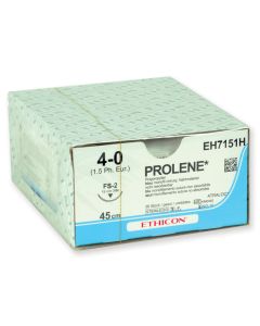 Sutura monofilamento non assorbibile Ethicon Prolene Blue 4/0 ago 19 mm 75 cm 36 pezzi