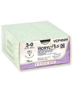 Sutura assorbibile Ethicon Vicryl Plus 3/0 ago 24 mm 36 pezzi
