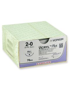 Sutura assorbibile Ethicon Vicryl Plus 2/0 ago 24 mm 36 pezzi