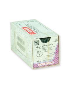 Sutura assorbibile Ethicon Vicryl Rapid 4/0 19 mm 12 pezzi
