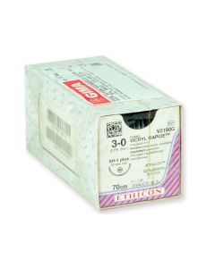 Sutura assorbibile Ethicon Vicryl Rapid 3/0 22 mm 12 pezzi