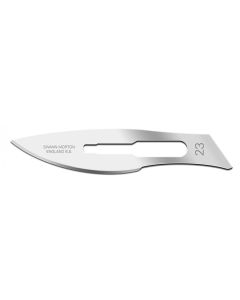 Lame bisturi in acciaio al carbonio Swann-Morton n. 23 sterili 100 pezzi