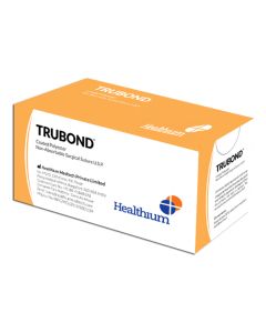 Sutura non ass. Trubond calibro 0, curva 1/2, ago 50 mm, lung. 100 cm, verde, conf. 12 pezzi  