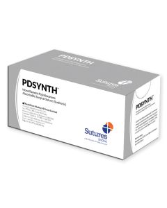 SUTURA ASSORBIBILE PDSYNTH calibro 0, curva 1/2, ago 30 mm - 70 cm - viola conf. 12 pezzi