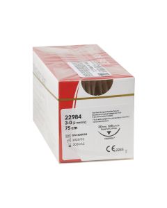 SUTURA ASSORBIBILE TRUGLYDE FAST calibro 3/0, curva 3/8, ago 20 mm - 70 cm - incolore conf. 12 pezzi