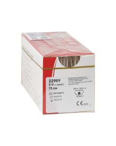 SUTURA ASSORBIBILE TRUGLYDE FAST calibro 5/0, curva 1/2, ago 17 mm - 75 cm - incolore conf. 12 pezzi