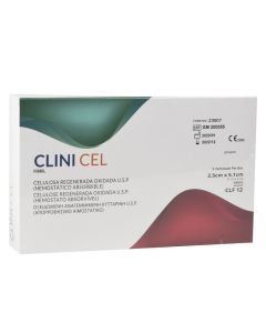 CLINICEL CELLULOSA RIGENERATA OSSIDATA FIBRIL 2,5 x 5,1 cm conf. 6 pezzi
