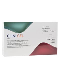 CLINICEL FIBRIL CELLULOSA RIGENERATA OSSIDATA 2,5 x 5,1 cm conf. 6 pezzi