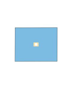 Telo chirurgico in TNT, 120 x 150 cm, azzurro, con foro diametro 10 cm, conf.25 pezzi