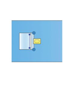 Telo chirurgico oftalmico, sterile in TNT, 80 x 100 cm conf.40 pezzi