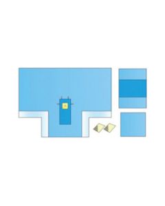 Set ortopedico di chirurgia per la mano, sterile, in TNT, conf. 8 pezzi