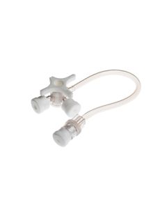 RUBINETTO A TRE VIE BD CONNECTA con prolunga 10 cm conf. 50 pezzi