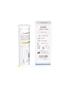 Test visivo Combi screen mALB/CREA per rilevare microalbuminuria, conf. 25 pezzi