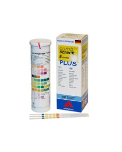 Strisce urine per test visivo Combi screen 9+leuko plus, 9+1 parametri, conf. 100 pezzi