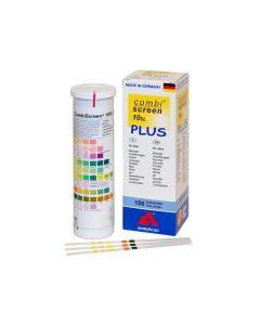 Strisce urine per test visivo Combi screen 10 plus, 10 parametri, conf. 100 pezzi