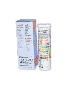 Strisce urine in flacone per test visivi professionali, 10 parametri conf. 100 pezzi