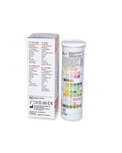 Strisce urine in flacone per test visivi professionali, 11 parametri conf. 100 pezzi