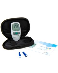 Multicarein dispositivo per l'autocontrollo di colesterolo, trigliceridi, glucosio, lingua inglese, conf. 1 pezzo