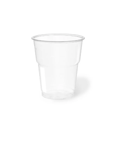 Bicchieri trasparenti in R-PET monouso 250 cc conf. 50 pezzi - ARISTEA