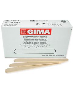 ABBASSALINGUA LEGNO NON STERILI Gima conf. 100 pezzi